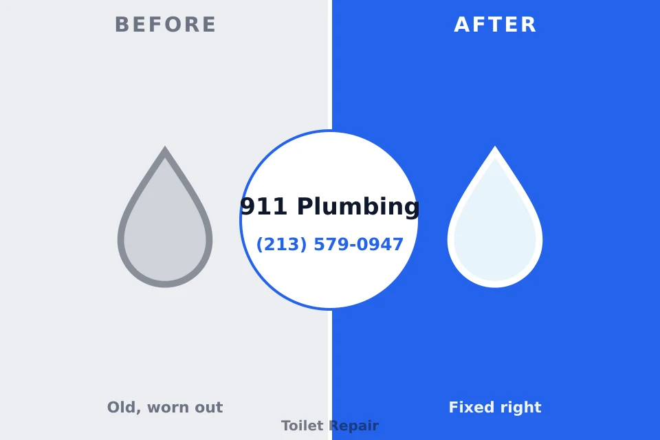 Before and after: plumbing company Patton Village, TX